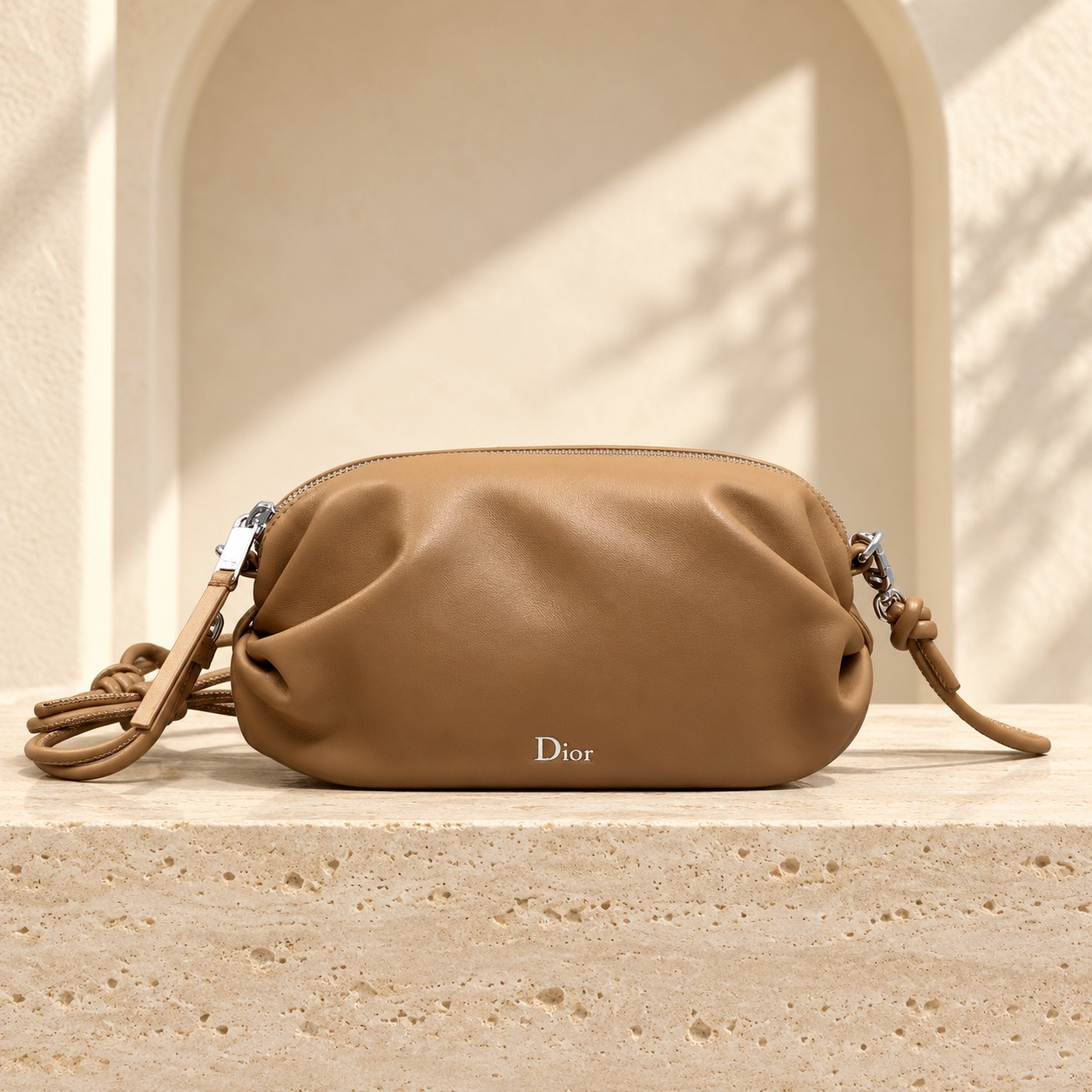 Dior Bow Bag in Tan, Black, Pale Pink, and Light Blue