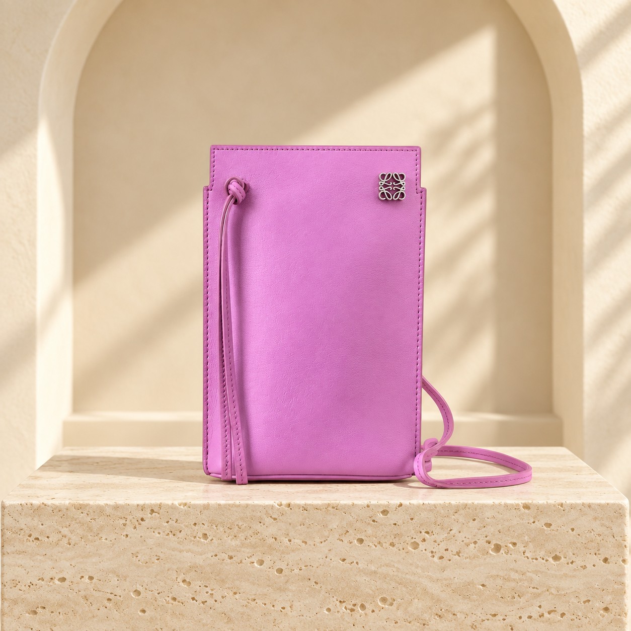 Dice Pocket Phone Bag in Purple