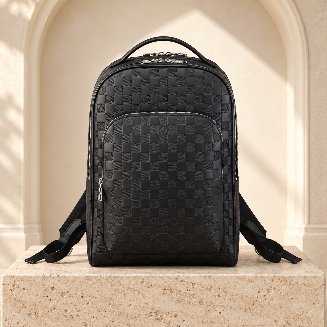 Avenue Backpack - Damier Infini in Black