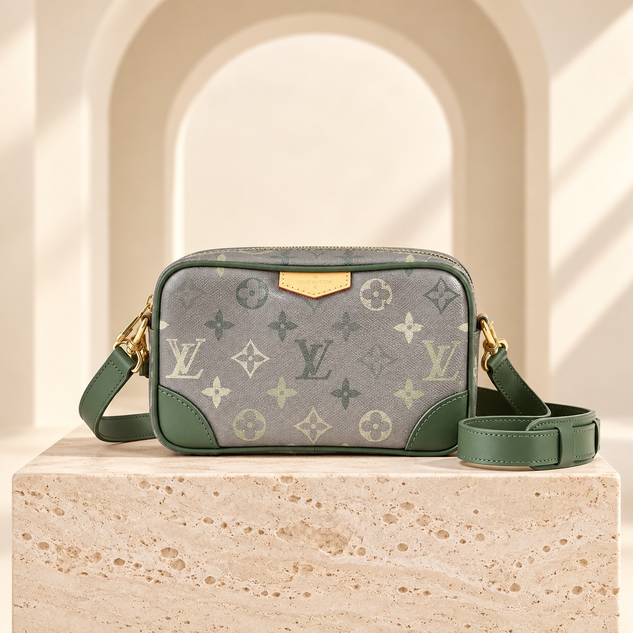 Louis Vuitton Trocadéro Mini in Brown Monogram, front view