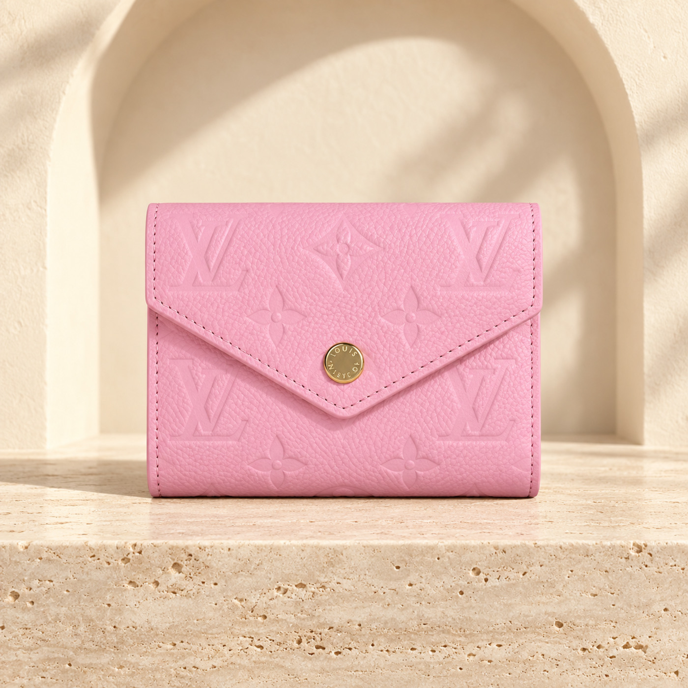 Louis Vuitton M28124 Zoe Wallet - Confetti Pink - feature image
