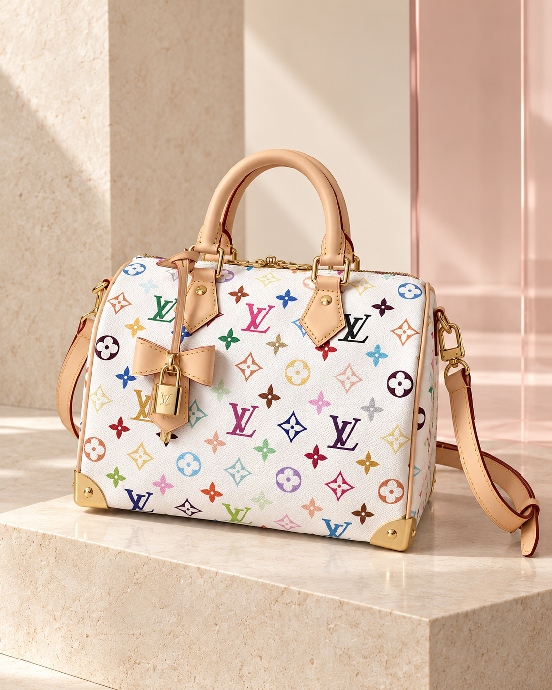 Lux House feature image of LV x TM Speedy Bandoulière 25 — Multicolor