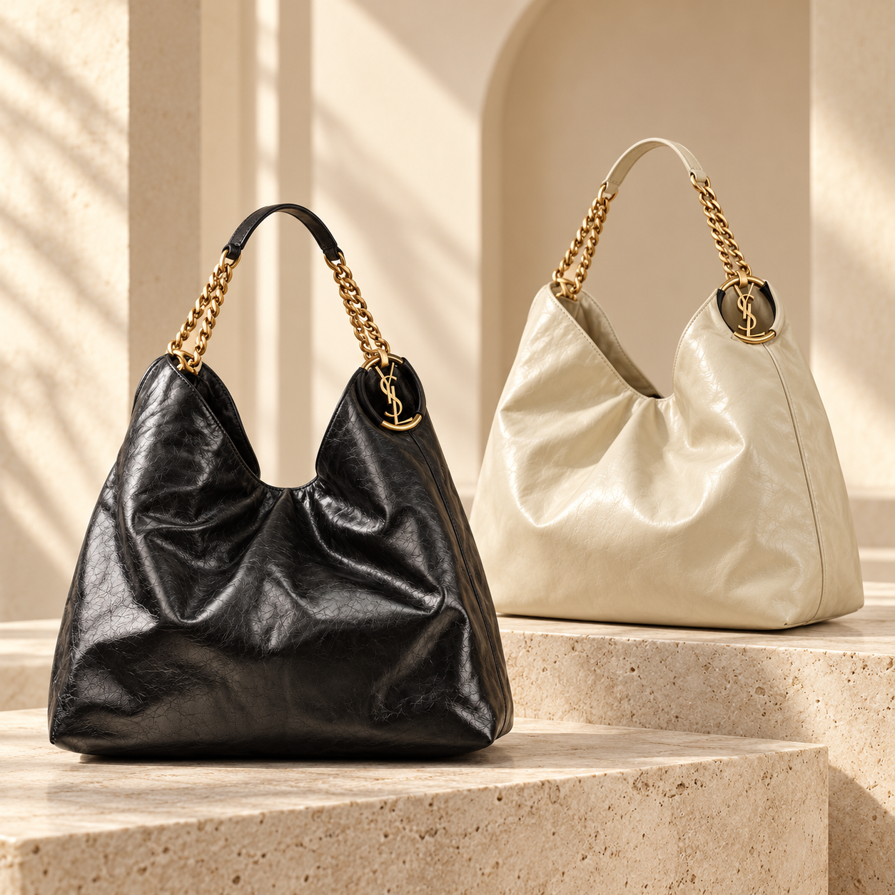Hortense Hobo, Waxed Cowhide Color Collection