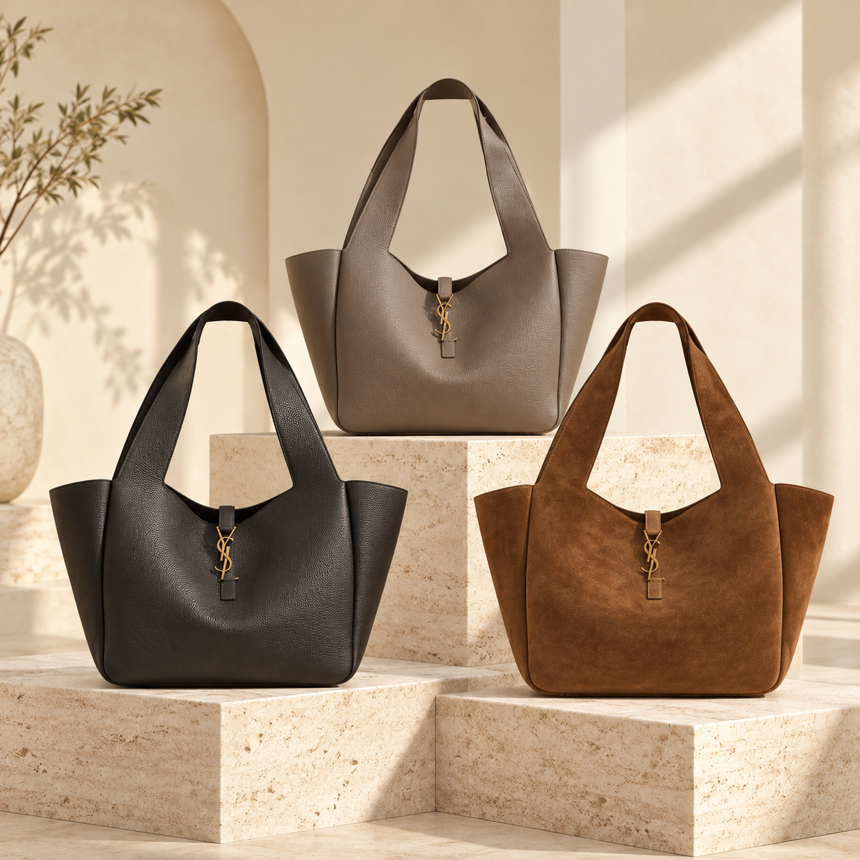 Le 5 À 7 Bea, Deerskin and Suede Color Collection