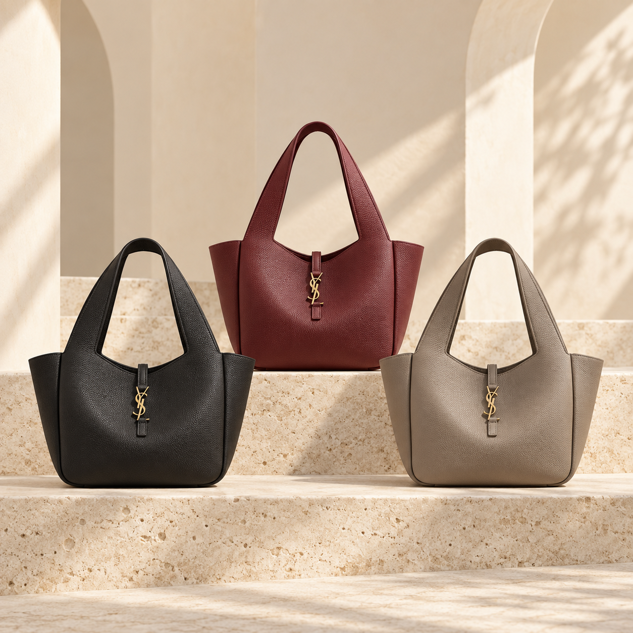 Le 5 À 7 Small Bea, Grained Deerskin Color Collection