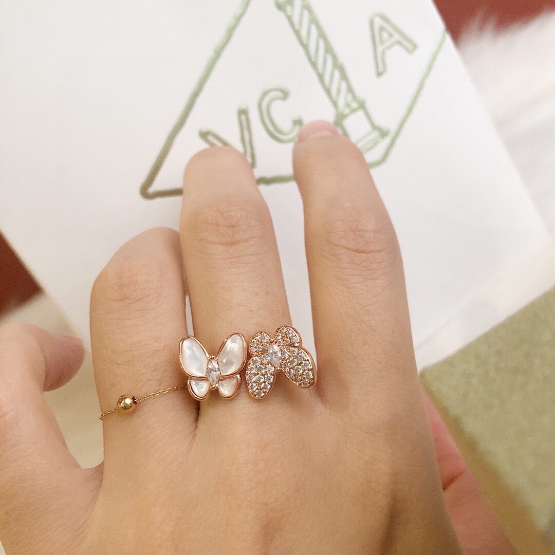 Van Cleef and Arpels Butterfly Motif Ring - Design Collection - supplier photograph